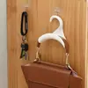 Gancho para Armario Estante de Plástico para Guardar Mochilas Colgador de Bolsos de Mano Gancho para Corbata Bufanda Gancho para Bolsos de Múltiples Usos