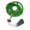 Pulsera de cuentas de ábaco Bodhi verde DIY de loto verde, joyería, rosario, juego de cuentas, especificaciones del fabricante, 8 x 10, decoración para hombres y mujeres
