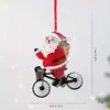 Shengyuan Nuevo Plano Soldado de Papá Noel Adornos para Árbol de Navidad de Hierro Forjado Accesorios de Decoración Navideña DIY Venta al por Mayor