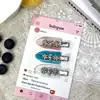 Novo estilo coreano pequeno flor metal lateral grampo sem costura ácido acético bico de pato grampo franja grampo fofo acessórios de cabelo grampo de cabelo raiz do cabelo