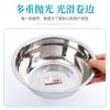 Olla para Sopa de Acero Inoxidable para el Hogar para Batir Huevos y Lavar Olla para Comida de Comedor Olla Pequeña de Dados de Cocina Olla Multiusos para Lavar Verduras