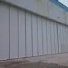 Puerta de Hangar Eléctrica de Giro Lateral, Puerta de Cristal Específica para Aeropuerto, Estructura Estable, Resistente al Viento, Puerta de Hierro Antirrobo, Puerta de Garaje