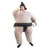 Atividade de Festa Engraçada Roupa de Criança Performance Boneco de Desenho Animado Adereços Boneco Traje Inflável Engraçado de Sumô
