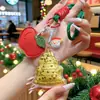 2026 Nueva Bolsa de la Suerte Dorada Llavero de Navidad, Colgante de Bolsa de la Suerte Colgante para Teléfono Móvil Regalo de Navidad