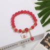Pulsera de cristal de nuevo diseño, pulsera de chica Buda de cristal de fresa Dongdaemun de Corea del Sur, joyería de temperamento de celebridades en línea