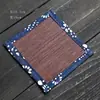 Posavasos de Bambú, Posavasos para Té, Bandejas para Tazas de Café, Bases para Macetas de Suculentas, Grabado de Logos, Almohadillas Aislantes, Productos Populares Transfronterizos