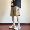 Pantalones Cortos Cargo Multibolsillos para Hombre, Nuevos de Verano 2026, Pantalones Funcionales de Estilo Americano de Moda, Pantalones Cortos Holgados de Pierna Recta hasta la Rodilla