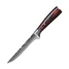 Conjunto de facas de cozinha Cross-Border com cabo de madeira em aço inoxidável, cores populares, para cozinhar, cortar legumes e frutas. Faca Santoku, utensílio de cozinha doméstico.