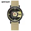 Sanda Reloj de Moda Deportivo Casual Impermeable Luminoso Simple y Ligero Reloj de Cuarzo para Examen Venta al por Mayor de Fábrica