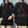 Riman Chainsaw People Peripheral Series Impresso Verão Masculino Desgaste Casal Casual Gola Redonda Manga Curta Camiseta anime