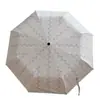 Sombrilla Vintage de Rayas Florales para Niñas, Doble Uso para Sol y Lluvia, Compacta y Portátil, Protección UV, A prueba de Viento, Sombrilla