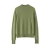 [Bienestar Otoño e Invierno] Camiseta Interior de Punto de Lana 100% Australiana de Cuello Alto Corto para Mujer Otoño e Invierno Suave y Ceroso Suéter Multicolor