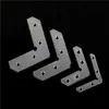 Aleación de aluminio esquinero para caja de luz con marco de tela conector de fijación para caja de luz de tela perfil de tornillo de esquina directa para caja de luz de película suave