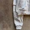 Cardigan con Capucha de Punto de Doble Capa con Diseño Deshilachado, Falso Dos Piezas, Nuevo para Otoño e Invierno, Estilo Ins, Sudadera de Moda