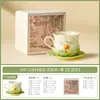 Juego de Té Factory Flower Whisper Cerámica Kung Fu Juego de Té Gama Alta Gaiwan Blanco Mineral Tetera Personal y Taza de Degustación