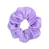Anillo de Pelo de Intestino Grande de Color Puro Personalizado Transfronterizo Amazon Anillo de Pelo Elástico de Satén Venta al por Mayor Accesorios para el Cabello Diadema 095