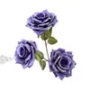 Combinação de rosa roxo escuro e hortênsia flores artificiais para decoração de casamento, arranjo floral e materiais DIY