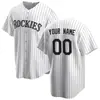 Venta Caliente Europea y Americana 24 Tendencias Camisa de Béisbol Colorado Impresión 3D Montañas Rocosas Manga Corta Top de Béisbol