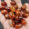 Ágata de Seda Roja Envuelto Cuentas de Barril Jade Cuentas Sueltas Ágata de Cártamo Cuentas Passepartout Pulsera DIY Collar Cuentas de Buda Joyería