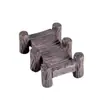 Adornos de paisaje en miniatura, manualidades de resina, decoraciones de paisajismo DIY, puente de madera vintage, decoraciones para plantas en maceta