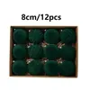 Amazon Transfronterizo Bola de Felpa Nueva Bola de Navidad Bola de Navidad de Terciopelo Oscuro Decoraciones para Árbol de Navidad