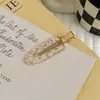 Japão e Coreia do Sul Super Fogo Cor Celebridade da Internet Elegante Versátil Sem Marcas Presilha de Franja Moda Transparente Brilhante Grampo de Cabelo Menina Doce