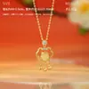 Plata Pura Original S925 Ruyi Lindo Caballo Collar Jade Hetian Elegante Nicho Estilo Chino Pulsera Pendientes Estilo Chino Envío Directo