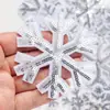 Floco de Neve Prateado Lantejoulas Exquisitas Bordado Comércio Exterior Natal Bordado Computadorizado Tecido Bordado Patch Sapato Bolsas Roupa Patch Decorativo