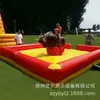 Adereços divertidos para aquecimento, internos e externos, hora maluca, giro elétrico, touro inflável, máquina de tourada, jogo pai-filho, tapete de bolsa travessa