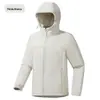 Jaqueta corta-vento, impermeável e respirável, leve, de outono e inverno, em softshell, casaco profissional para viagens ao ar livre com forro em favo de mel