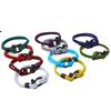 Explosiones Transfronterizas Comercio Exterior Pulsera Europea y Americana Pulsera Tejida de Acero Inoxidable Hebilla de Herradura Pulsera de Titanio Pulsera de Joyería