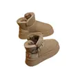 Botas de nieve para mujer con suela gruesa, nuevas de invierno 2026, cálidas, que aumentan la altura, forradas de felpa y con algodón engrosado