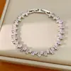 Pulsera con cierre de óvalo de circonita, sensación de lujo discreto de alta gama, exquisita y elegante, joyería versátil para el día a día al por mayor