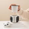 Taza de Té Panda Creativa Filtro de Cerámica con Tapa Taza de Té Doméstica Taza para Separación de Té y Agua para Oficina Juego de Té