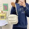 Pana Otoño 2025 Nueva Moda Color Sólido Estilo Campus ins Chica Fresca Tendencia Bolso Pequeño Cruzado al Hombro