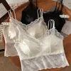 Lencería Satinada Francesa de Puro Deseo Espalda Descubierta con Copas Fijas Integradas, Camisola Sexy con Espalda de Encaje