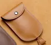 Estuche para Llave de Coche Estuche para Llaves de Cuero PU Tipo Deslizante Compacto y Sencillo Estuche para Llaves del Hogar Regalo Promocional de Tienda 4S