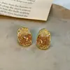 Corea del Sur pendientes personalizados estilo nuevo temperamento de alta gama combinación de colores pendientes de cristal pendientes geniales para mujer pendientes estilo Hong Kong