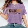Camiseta de verano para mujer, estilo retro americano, de algodón pesado, lavada, con estampado de letras, para hombre y mujer, de comercio exterior