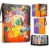 Álbum de Tarjetas para Bebé Amazon de 4 Compartimentos con Cremallera PU9 Álbum de Almacenamiento de Tarjetas Pokemon de Hojas Sueltas Dream Mini Card