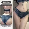 2025 Novos Jeans de Verão Europeu e Americano de Cintura Baixa Sexy Slim-Fit Transfronteiriços Shorts Jeans Femininos Hot Pants