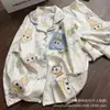 Pijama para Niñas 2026, Cárdigan Delgado de Manga Larga para Primavera y Otoño, Ropa de Casa de Dibujos Animados para Adolescentes, Adecuado para Usar al Aire Libre
