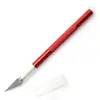 Cuchillo de Grabado DIY Cuchillo de Bolsillo para Cortar Papel Opcional Multicolores Cuchillo de Goma para Tallado Cuchillo para Película de Teléfono Móvil Cuchillo de Papel Cuchillo de Tallado