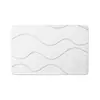 Tapetes de banho de terra de diatomáceas, com design personalizado, minimalistas e elegantes: fácil de limpar, absorvente, de secagem rápida e antiderrapante. Também adequado para entradas e é resistente a manchas