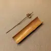 Conjunto de Chá Kung Fu Japonês de Três Peças em Bambu Japonês Feito à Mão com Agulha de Chá de Lótus para Apreciação de Chá Controlado
