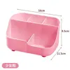 Caixa Organizadora de Mesa Multifuncional de Grande Capacidade Porta-Pincéis de Maquiagem Suporte de Armazenamento para Escritório Tubo de Caneta para Mesa de Estudante