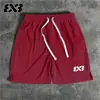 Pantalones Cortos 3V3 Transpirables de Secado Rápido para Baloncesto, Deportes, Correr, Fitness, Pantalones Cortos Prácticos Estilo Americano, de Longitud hasta la Rodilla, Pantalones de Tres Cuartos