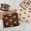 Mono Infantil Estilo Coreano con Estampado Completo, Forro Polar y Engrosado, Mameluco para Bebés Recién Nacidos, Pelele Cálido de Invierno