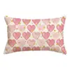 Funda de Almohada para el Día de San Valentín Transfronteriza, Decoración de Ambiente Festivo, Funda de Cojín para Sofá del Hogar, Funda de Cojín para Dormitorio con Estampado de Amor