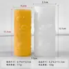 Molde de Silicone para Vela Perfumada Cilíndrica com Padrão Transfronteiriço Ferramenta de Moagem para Vela Artesanal Pilar com Relevo de Estrela